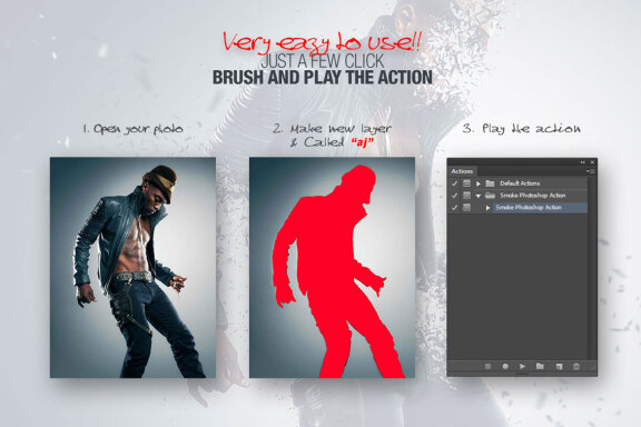 Shatter Photoshop Action