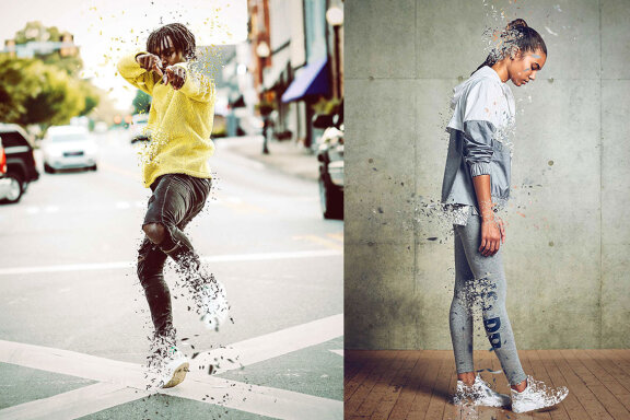 Shatter Photoshop Action