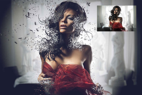 Shatter Photoshop Action
