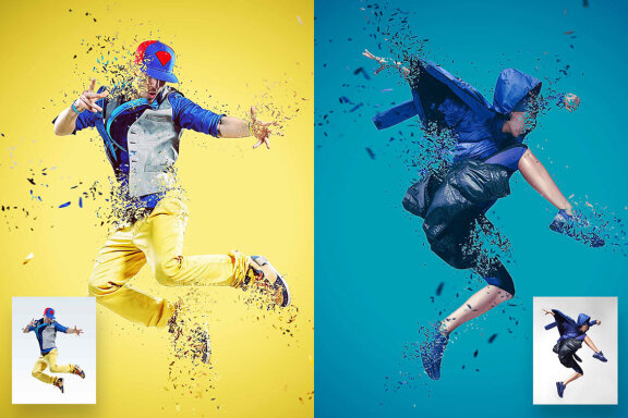 Shatter Photoshop Action