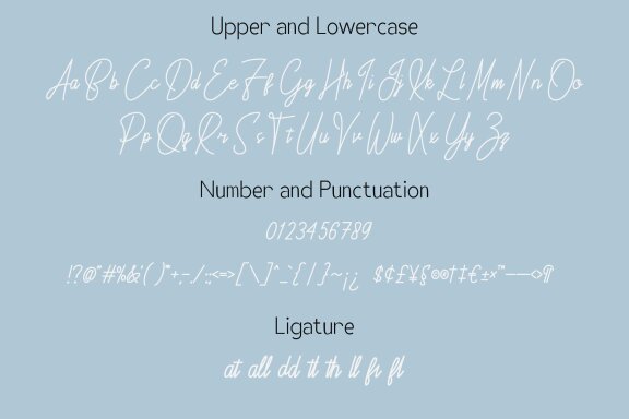 Ornate Ink | Script Font
