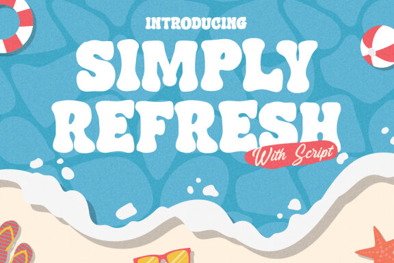 Simply Refresh - Playful Font Duo