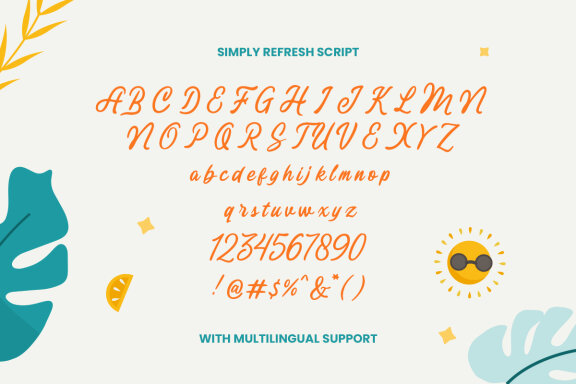 Simply Refresh - Playful Font Duo