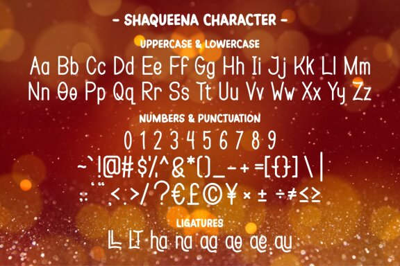 Shaqueena - Cute Display Font