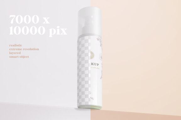 Spray Cosmetic Packaging Mockup 3