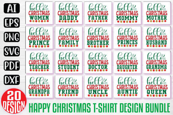 Christmas SVG And T-shirt Design Bundle, Christmas Quotes SVG Design T-shirt Bundle, Vector Editable Files, can you download this Design Bundle