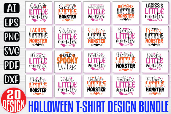 Happy Halloween SVG And T-shirt Design Bundle, Halloween Quotes SVG Design T-shirt Bundle, Vector Editable Files, can you download this Design Bundle.