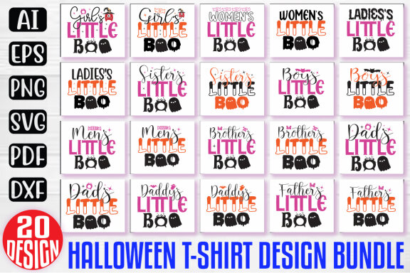 Happy Halloween SVG And T-shirt Design Bundle, Halloween Quotes SVG Design T-shirt Bundle, Vector Editable Files, can you download this Design Bundle.