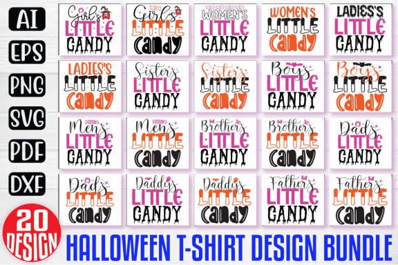 Happy Halloween SVG And T-shirt Design Bundle, Halloween Quotes SVG Design T-shirt Bundle, Vector Editable Files, can you download this Design Bundle.