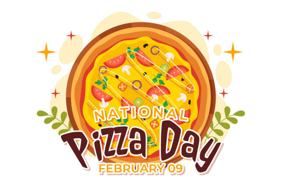 14 National Pizza Day FREE Vector Illustrations