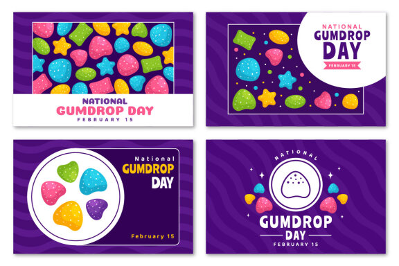 12 National Gumdrop Day Illustration