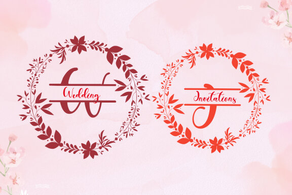 Christmas Holiday Monogram