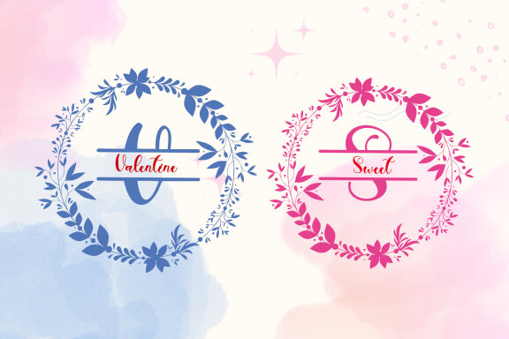 Christmas Holiday Monogram