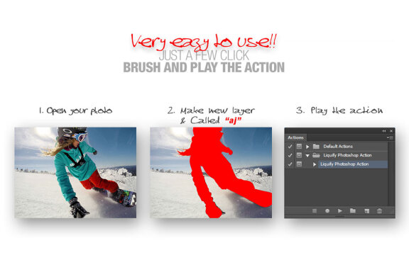 Liquify Photoshop Action
