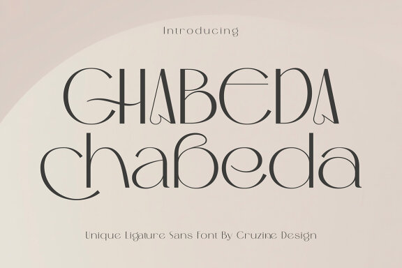 Chabeda Modern Sans Font