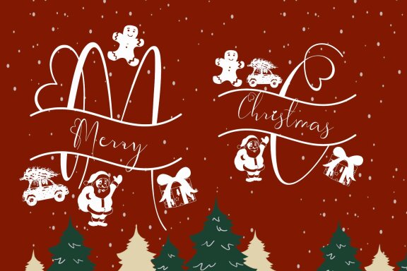 Christmas Gift Monogram