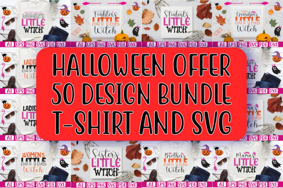 Happy Halloween SVG And T-shirt Design Bundle, Halloween Quotes SVG Design T-shirt Bundle, Vector Editable Files, can you download this Design Bundle.