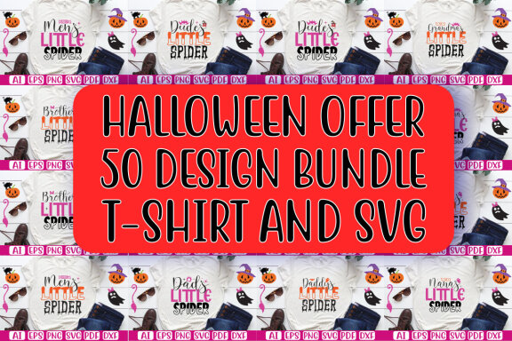 Happy Halloween SVG And T-shirt Design Bundle, Halloween Quotes SVG Design T-shirt Bundle, Vector Editable Files, can you download this Design Bundle.