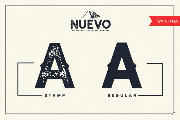Nuevo – Vintage Adventure Font