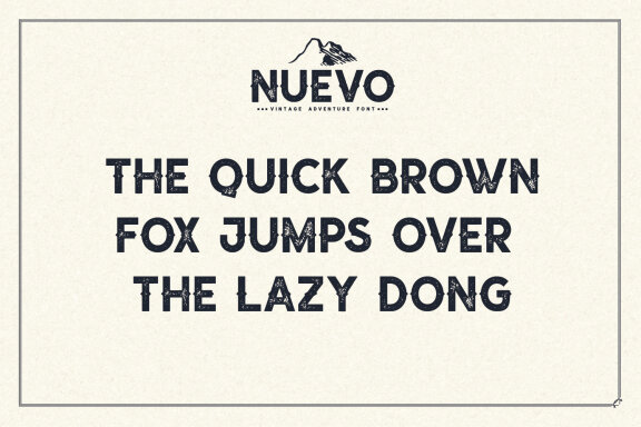 Nuevo – Vintage Adventure Font