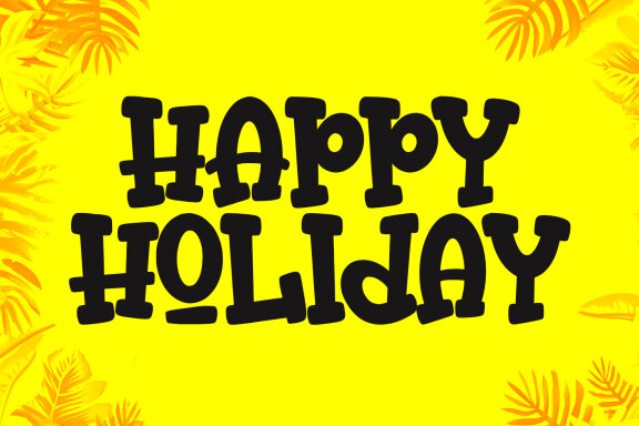 Benji Holidas Summer Display Font