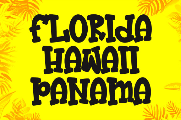 Benji Holidas Summer Display Font