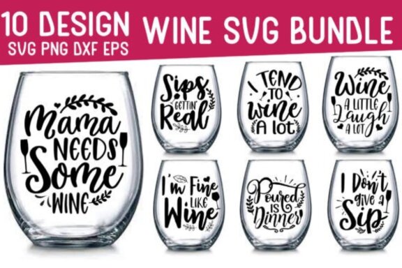 Wine Svg Bundle
