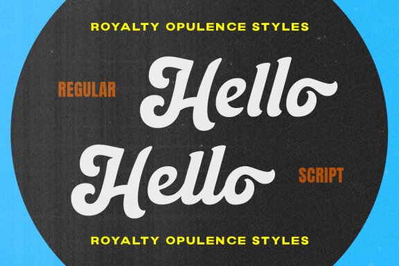 Royalti Opulance - Catchy Font Duo