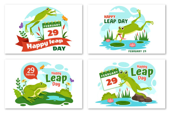 12 Happy Leap Day Illustration