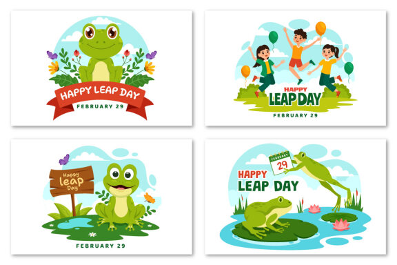 12 Happy Leap Day Illustration