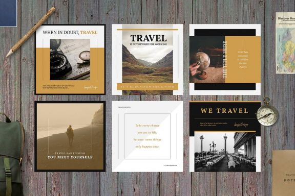 Travel Social Media Templates