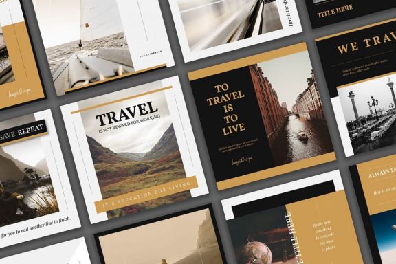 Travel Social Media Templates