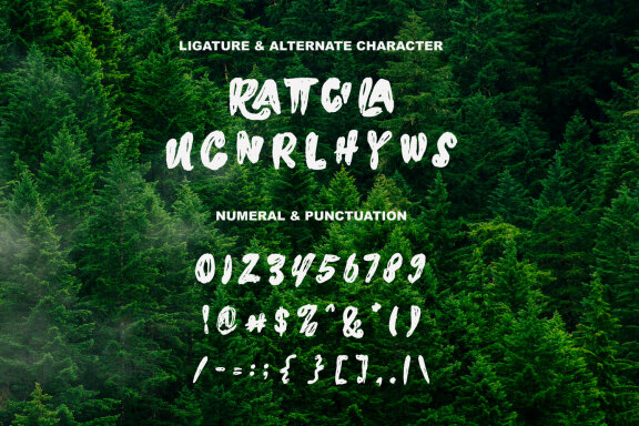 Ratth Cilay Brush Font