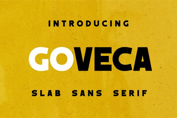 Govega Display Font