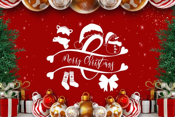 Beautiful Christmas Monogram