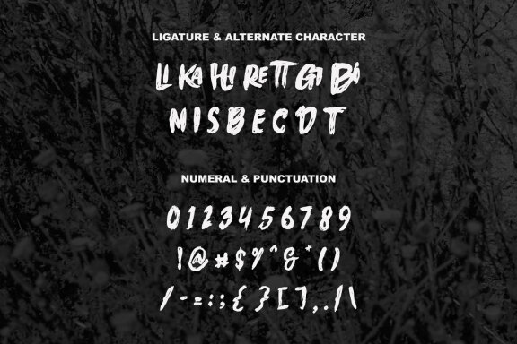 Hittre Brush Font
