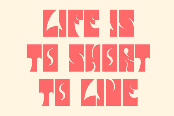 Alvani Psichedelic Display Typeface