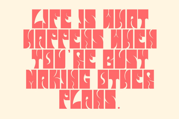 Alvani Psichedelic Display Typeface