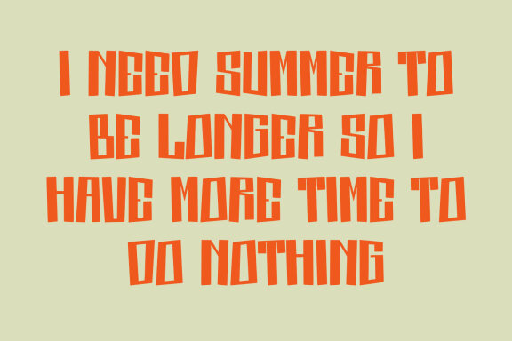 Aplicia Summer Display Typeface