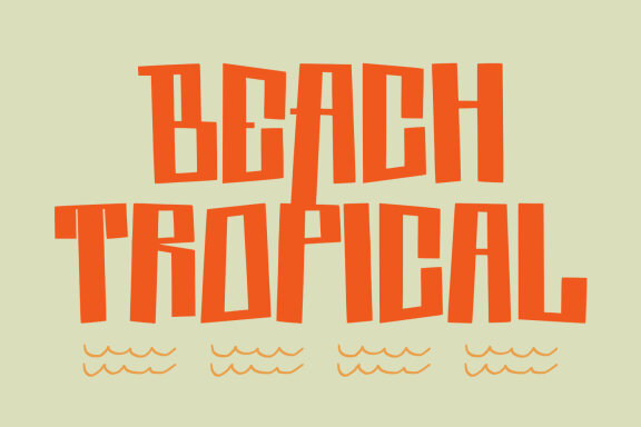 Aplicia Summer Display Typeface