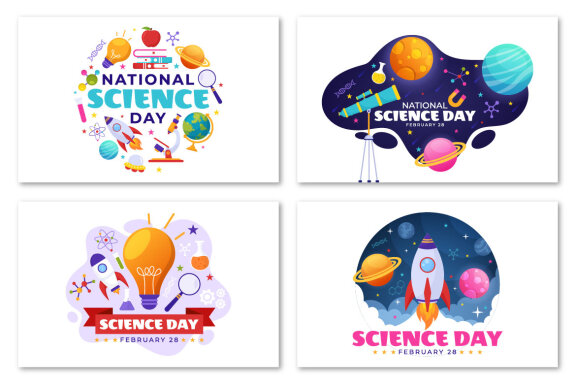 13 National Science Day FREE Illustrations