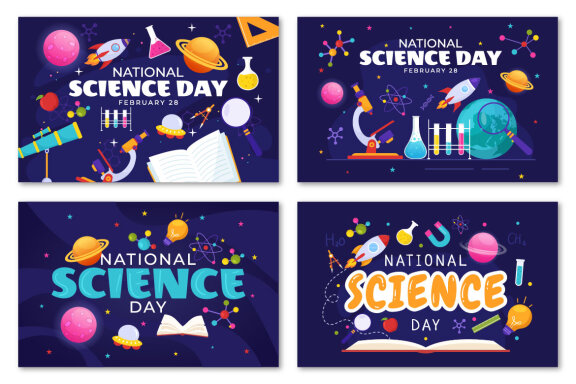13 National Science Day FREE Illustrations