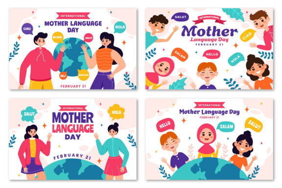 12 International Mother Language Day Illustration
