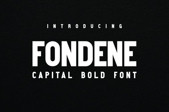 Fondene Font