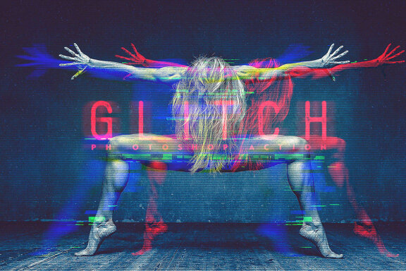 Glitch Photoshop Action