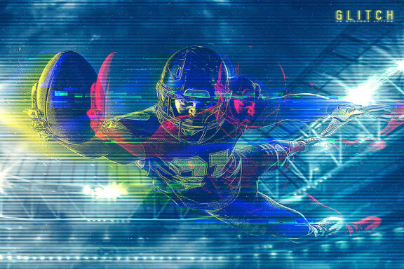 Glitch Photoshop Action