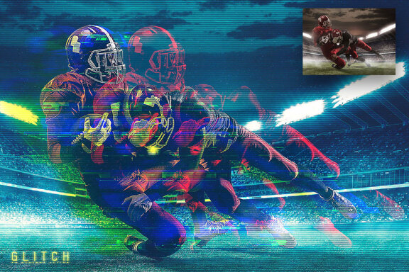 Glitch Photoshop Action