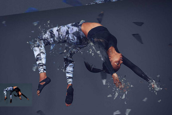 Broken Glass Photoshop Action