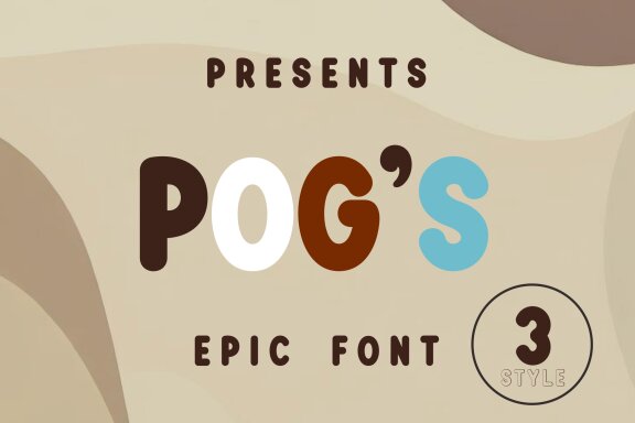 Pogs ( Family Font )