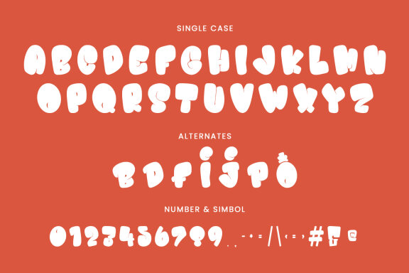 Podles Atubin Fat Bubble Display Font